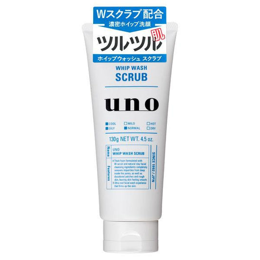 Uno Whip Wash Scrub Facial Cleanser For Men 4.5 oz