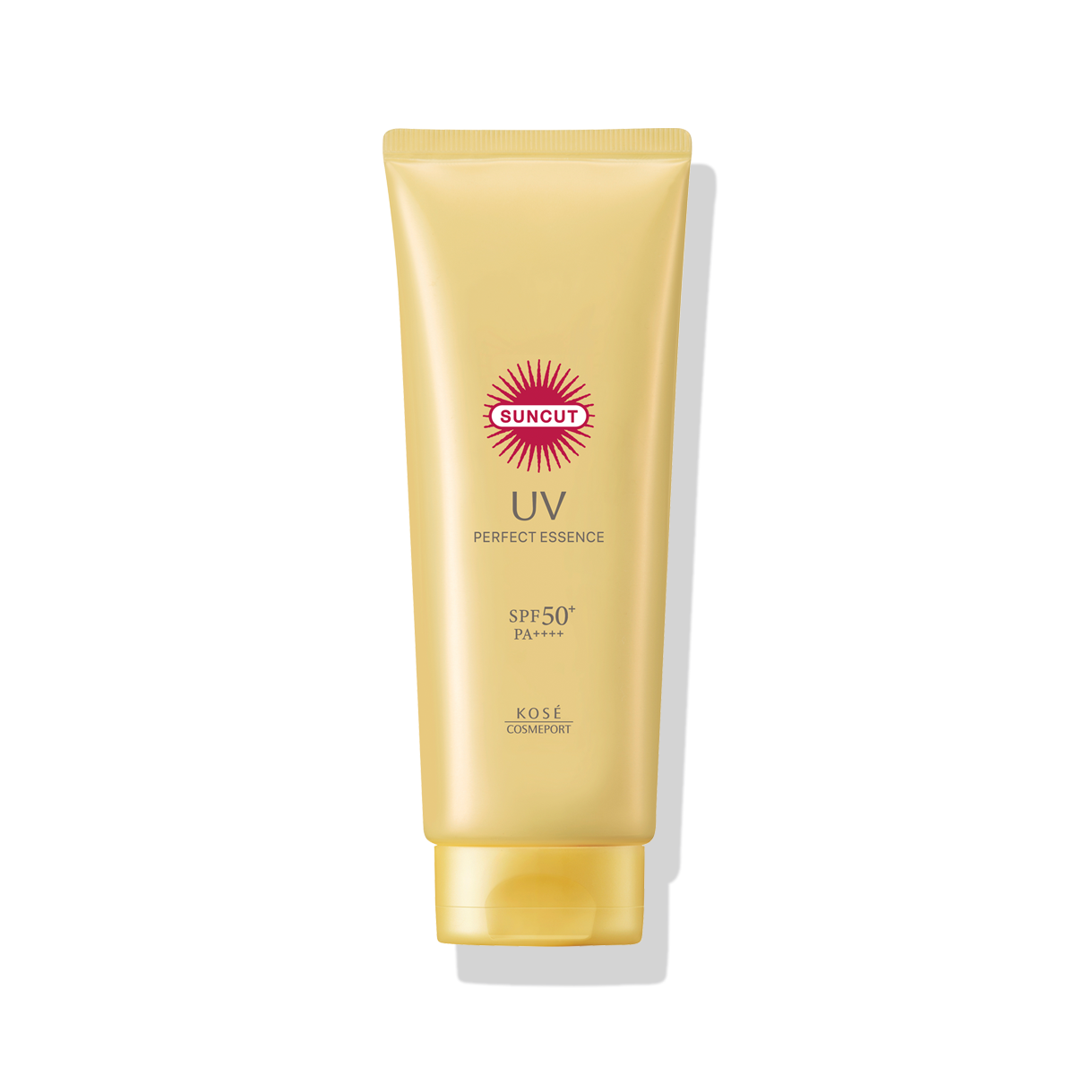 Sunscreen tube with Suncut logo on a white background